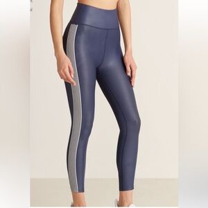 All Fenix Navy Blue Paris Stripe Women's Leggings Size Small